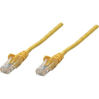 Manhattan кабел - U/UTP пач (RJ45 към RJ45, Cat6, 15 м, жълт, меден) 738606 (738606)