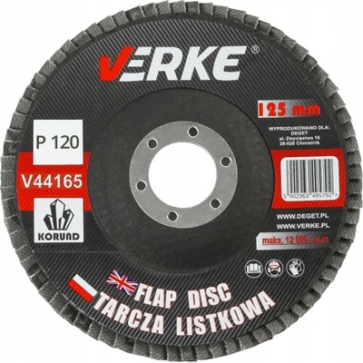 Verke Lamelový brúsny kotúč 125 mm P120 V44165