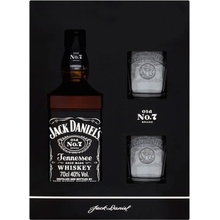 Jack Daniel's 40% 0,7 l (darčekové balenie 2 poháre)