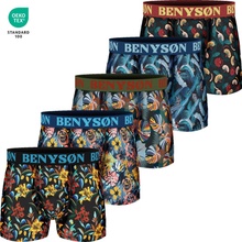 Benyson 5pack pánské viskózové boxerky 7122