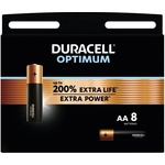 Duracell optimum батерия с дълъг живот aa, алкална, 8 бр. /пакет mn1500 (mn1500 8)
