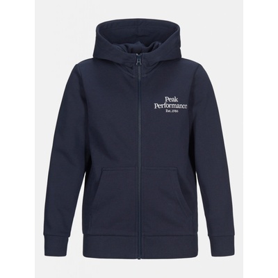 Peak Performance Jr Original zip Hood blue shadow/parachute purple/wander