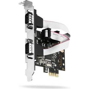 AXAGON 2x разширителна карта за сериен порт PCIe (PCEA-S2N) (PCEA-S2N)