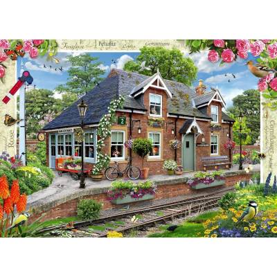 Ravensburger - Puzzle Country Cottage Collection No. 13: Railway Cottage - 1 000 piese