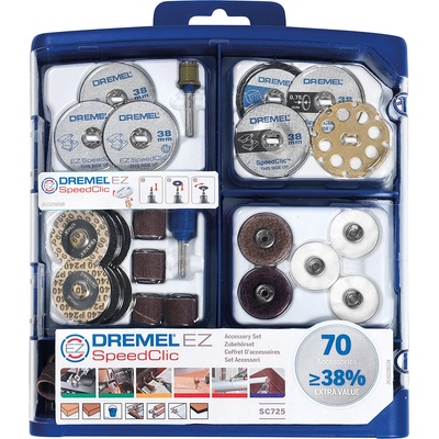 DREMEL EZ SpeedClic sada univerzálního příslušenství 70 ks 2615E725JA