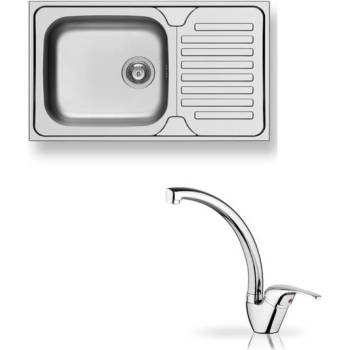 Image 1 of Pyramis Комплект мивка Dorian 86x50 и Смесител Sereno за кухня