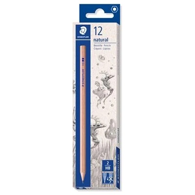 STAEDTLER Графитен молив, HB, шестоъгълен, STAEDTLER "Noris natural 130 60N" 130 60N-2 (130 60N-2)