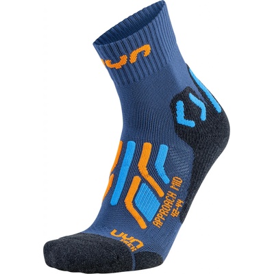 UYN ponožky Man Trekking Approach Mid Socks blue orange