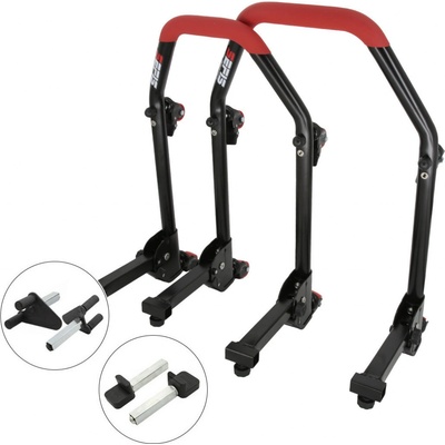 Sefis M20U sklopný pojazdný univerzálný moto stojan predný a zadný set - vidle / packy