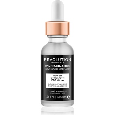 Revolution Beauty Niacinamide 15% хидратиращ серум за проблемна кожа, акне 30ml