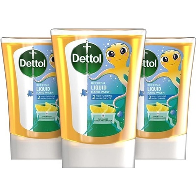 DETTOL Kids náplň do bezdot. dávkovače mýdla Bavič 3× 250 ml