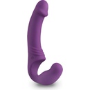 Easytoys nabíjací pripínací vibrátor bez popruhu fialový