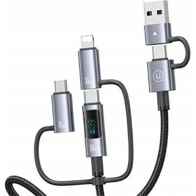 Usams SJ736 60W 6v1 Digitální displej Datový řady Sufeng 1,2m