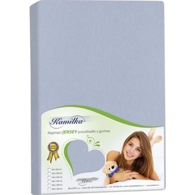 Bellatex prostěradlo jersey šedé 90x200x40