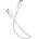 Cellularline Кабел данни Cellularline USB C - USB C, 3м, Бял