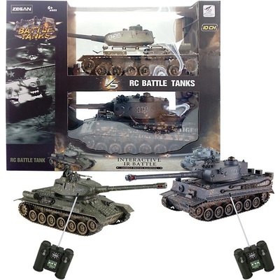 Zegan RC Tanky 1:28 T34 vs Tiger sada 2 ks – Zbozi.Blesk.cz