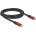 Delock USB 2.0 кабел USB Type-C мъжки - мъжки PD 3.0 100 W E-Marker 2 m червен метал