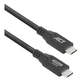 ACT Кабел USB-C - USB-C, 2 м / USB4, 20Gbps, 240W (EWENT-ACT-CAB-AC7422)