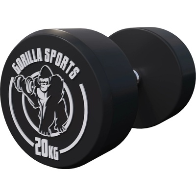 Gorilla Sports jednoruční činka 20 kg