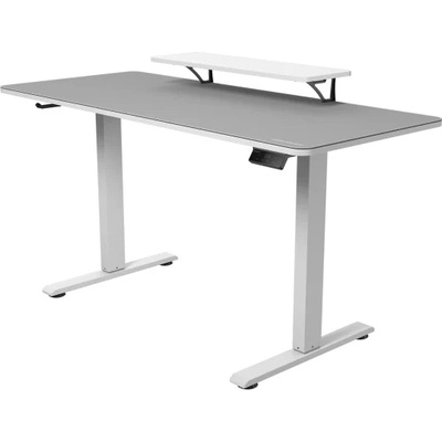 COUGAR Геймърско бюро COUGAR E-STAR 140 Electrical, 1400x600mm, Бяло, LCD дисплей, електрическа регулировка на височина - 4710483779664 (CGR-E-STAR140-WHW)