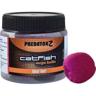 Predator-Z Pelety CatFish Mega boilies 50 g 30 mm Ryba Krev – Hledejceny.cz