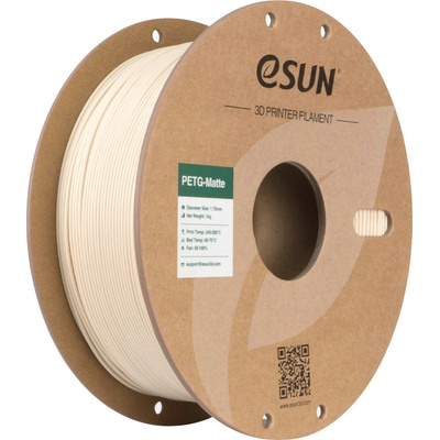 eSUN PETG-Matte Alabaster White - 1, 75 mm / 1000 g (PETG-MT175O-AW1P1)
