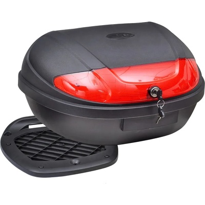 vidaXL Багажник за мотоциклет за 2 каски, 72 литра (150361)