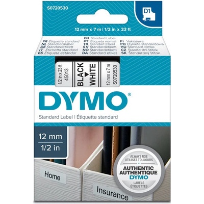 DYMO 45013 (S0720530), originální barvicí páska, černá, 7m, 12mm