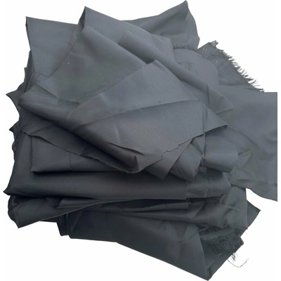 Podšívkovina - zvyšky, prestrihy, čierna, 1 kg