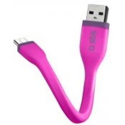 SBS Кабел SBS Charge and Sync USB-micro-USB 12cm TECABLEMICROSHFLATP