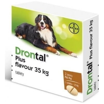 Drontal Plus Flavour 35 kg 2 tbl