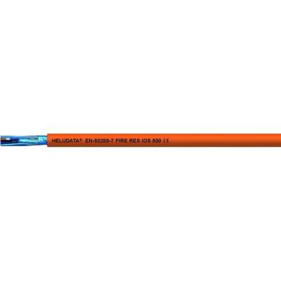 Helu 11016566 nástrojový kabel HELUDATA® EN50288-7 FIRE RES IOS 500 2 x 2 x 1.5 mm² oranžová 100m