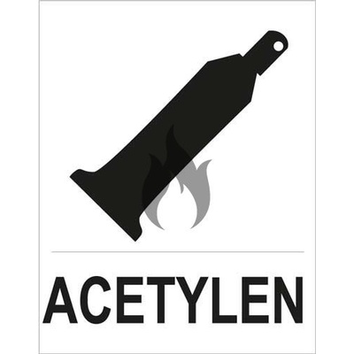 Samolepka Acetylen 150 x 210 mm
