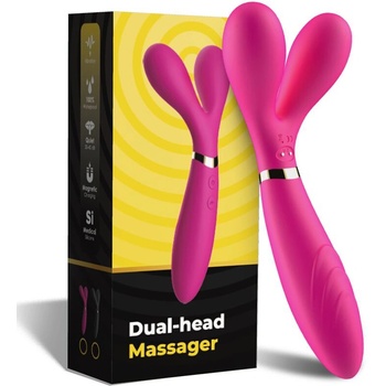 Image 1 of Armony Y-Wand Massager & Vibrator Double Head Fuchsia