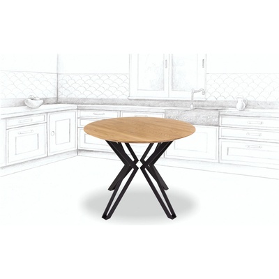 Wooded Jídelní stůl Atlanta z masivu DUB – Zboží Dáma