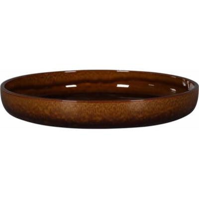 Sagad STONE Hluboký talíř 29,5 cm jantarový