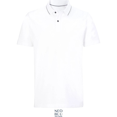 Neoblu 4337 OREL / Унисекс поло тениска от пике памук - оптически бяла XXL (244337z1505)