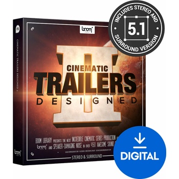 BOOM Library Cinematic Trailers Designed 2 SR (Digitálny produkt)
