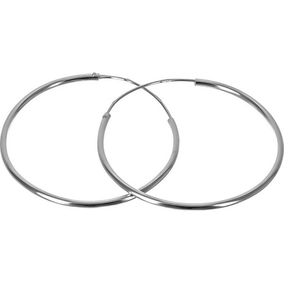 Argento Strieborné náušnice kruhy - 35 mm priemer 65557