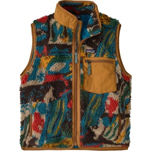 Patagonia Детски поларен елек Patagonia Kid's Retro-X Vest Fleece vest - Let's Chat: Den Brown - размер XL (703-6212-0315)