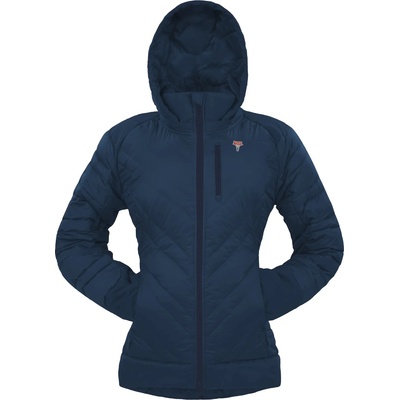 Grüezi Bag Дамско пухено яке Grüezi Bag Women's Lightful DownWool Jacket Down jacket - Blue Ashes (104-3343-0613)