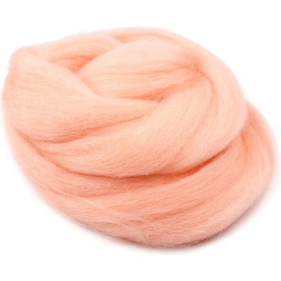 InBIO Vlna na plstění / ovčí rouno česané, 730340/6 20g, meruňková