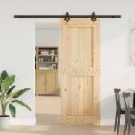 vidaXL Преплъзваща се врата NARVIK 85 x 210 см (213, 5 см) (3445331)