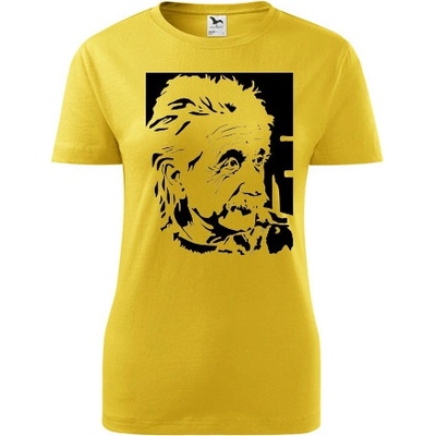 Žluté dámské tričko Einstein – Zboží Dáma