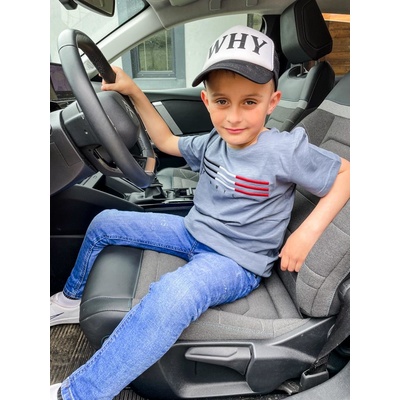 TOMMY LIFE chlapecké stylové triko Modré