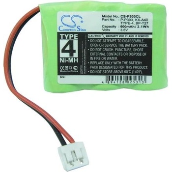 Cameron Sino Батерия за телефон 3* 1/2АА 3.6V NiMH 600mAh V Tech 2417 KX-A40 Cameron Sino (CS-P303CL)