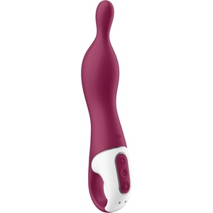 Satisfyer A-Mazing 1 - акумулаторен, A-точка вибратор (червен)