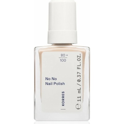 Korres No No Nail Polish ošetrujúci lak na nechty odtieň 04 Jelly Peach 11 ml