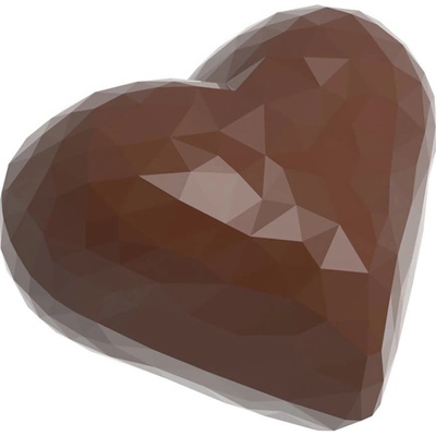 Chocolate World Forma na pralinky srdce 34x28x12mm