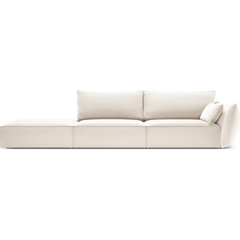 Mazzini Sofa Бежов кадифен диван десен ъгъл 264 cm Vanda - Mazzini Sofas (MAZ_3SOL_51_F1_VANDA1)